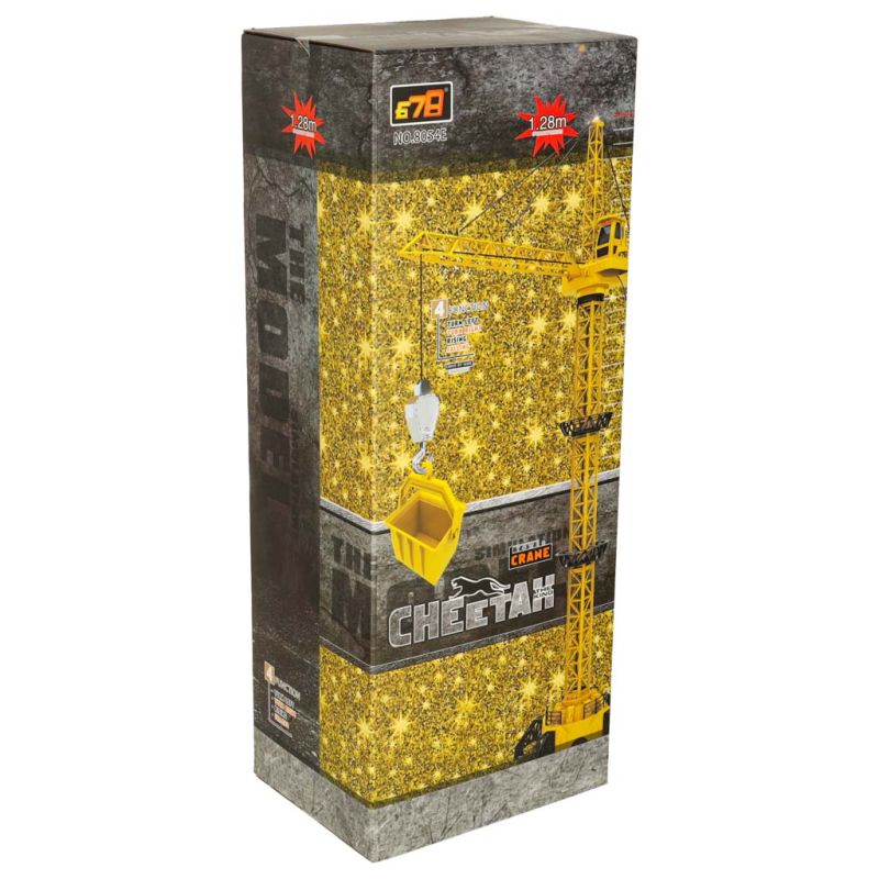 Dźwig Żuraw budowlany zdalnie sterowany  RC z hakiem 4CH 128cm - obrazek 13