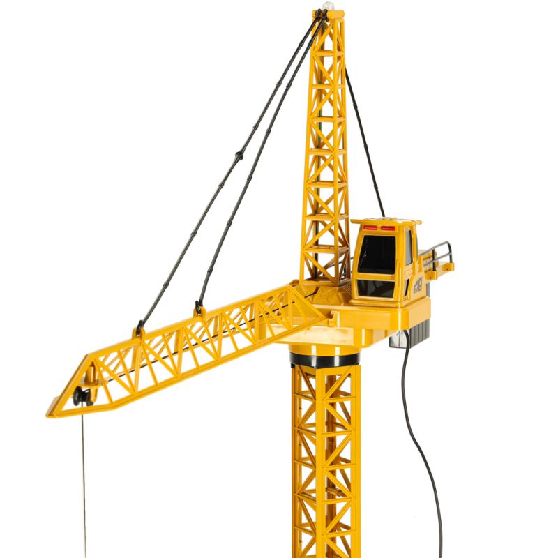 Dźwig Żuraw budowlany zdalnie sterowany  RC z hakiem 4CH 128cm - obrazek 9