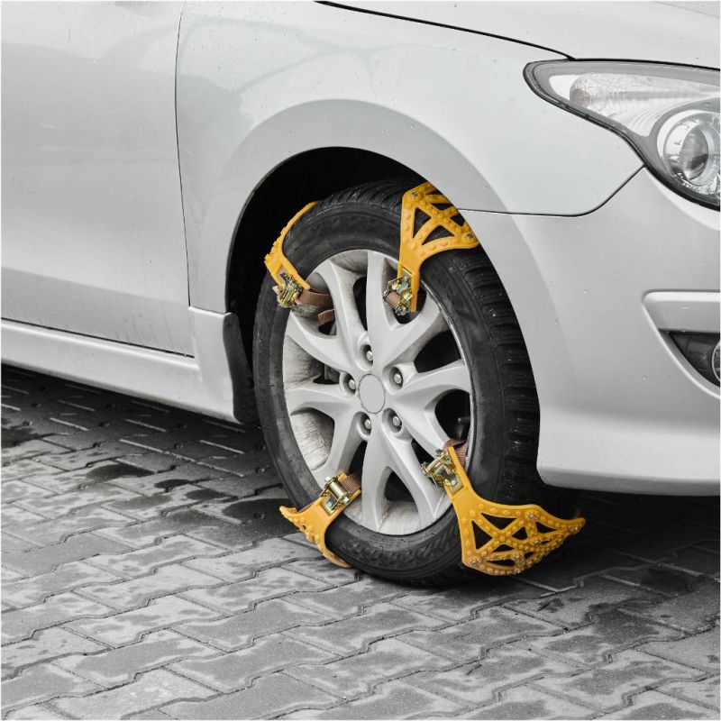 Łańcuchy śniegowe nakładki antypoślizgowe na koła opony na śnieg 8el. - obrazek 7