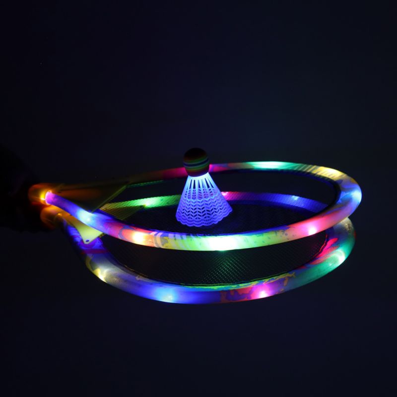 Rakiety tenisowe świecące LED + lotki - obrazek 3