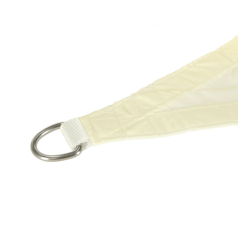 Żagiel przeciwsłoneczny LUARO ogrodowy tarasowy wodoodporny 4x4x4m trójkąt beżowy - obrazek 5