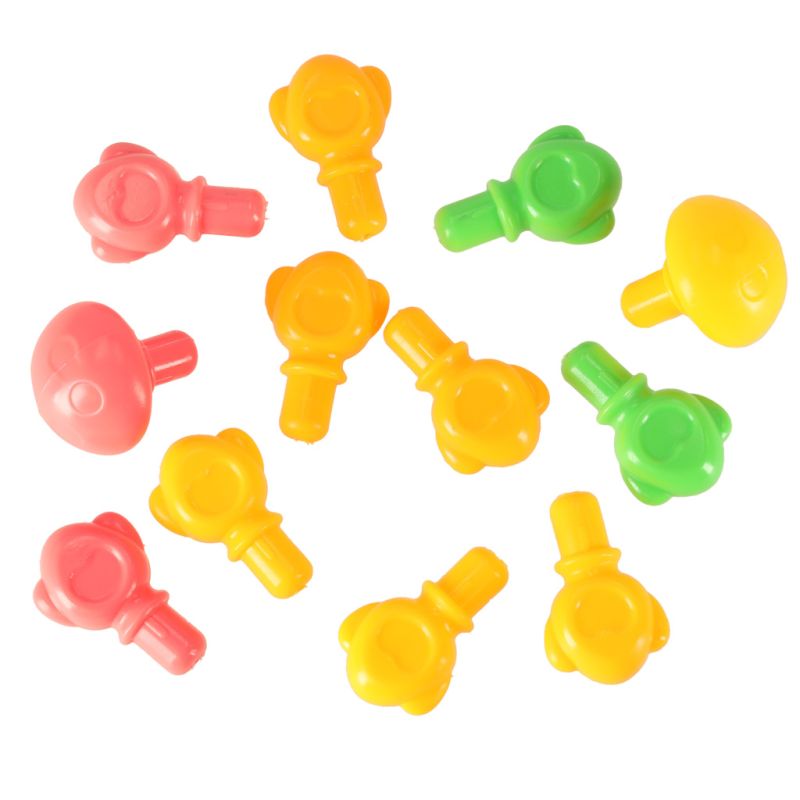 Jeżyk sensoryczny edukacyjny montessori wyjmowane kolce niebieski - obrazek 2