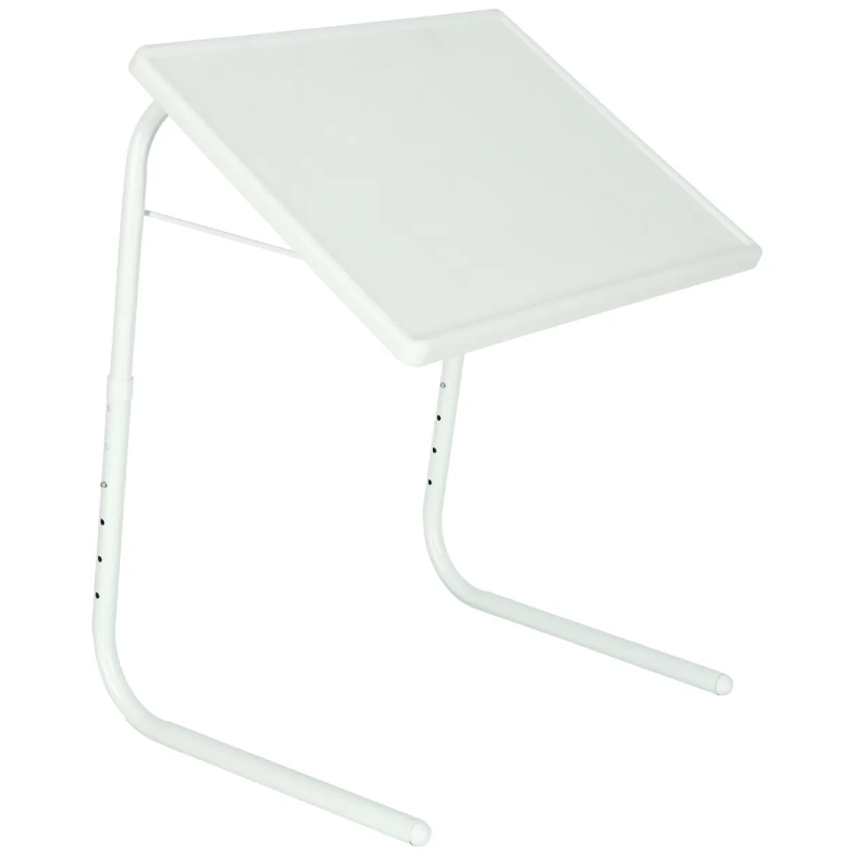 Stolik pod laptopa do laptopa stół wielofunkcyjny składany regulowany 69cm biały - obrazek 2