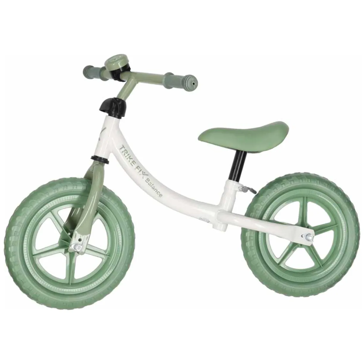 Rowerek biegowy Trike Fix Balance z dzwonkiem zielony - obrazek 3
