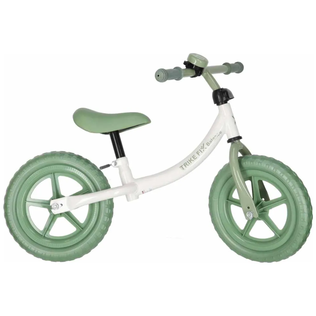 Rowerek biegowy Trike Fix Balance z dzwonkiem zielony - obrazek 4