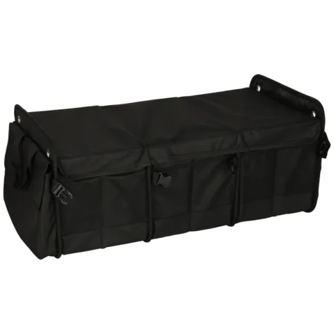 Organizer do bagażnika kufer do samochodu z chłodzeniem 3 komory z torbą termiczną XXL 37x75x32cm