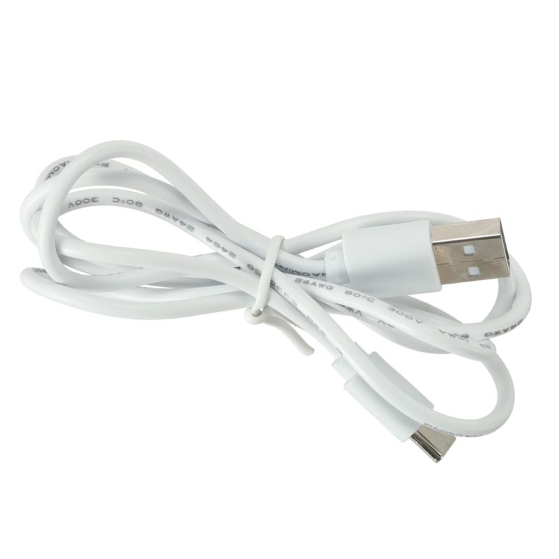 Wentylator biurkowy wiatrak stojący bezprzewodowy USB na pilot z lampką 4 poziomy mocy 18cm biały - obrazek 7