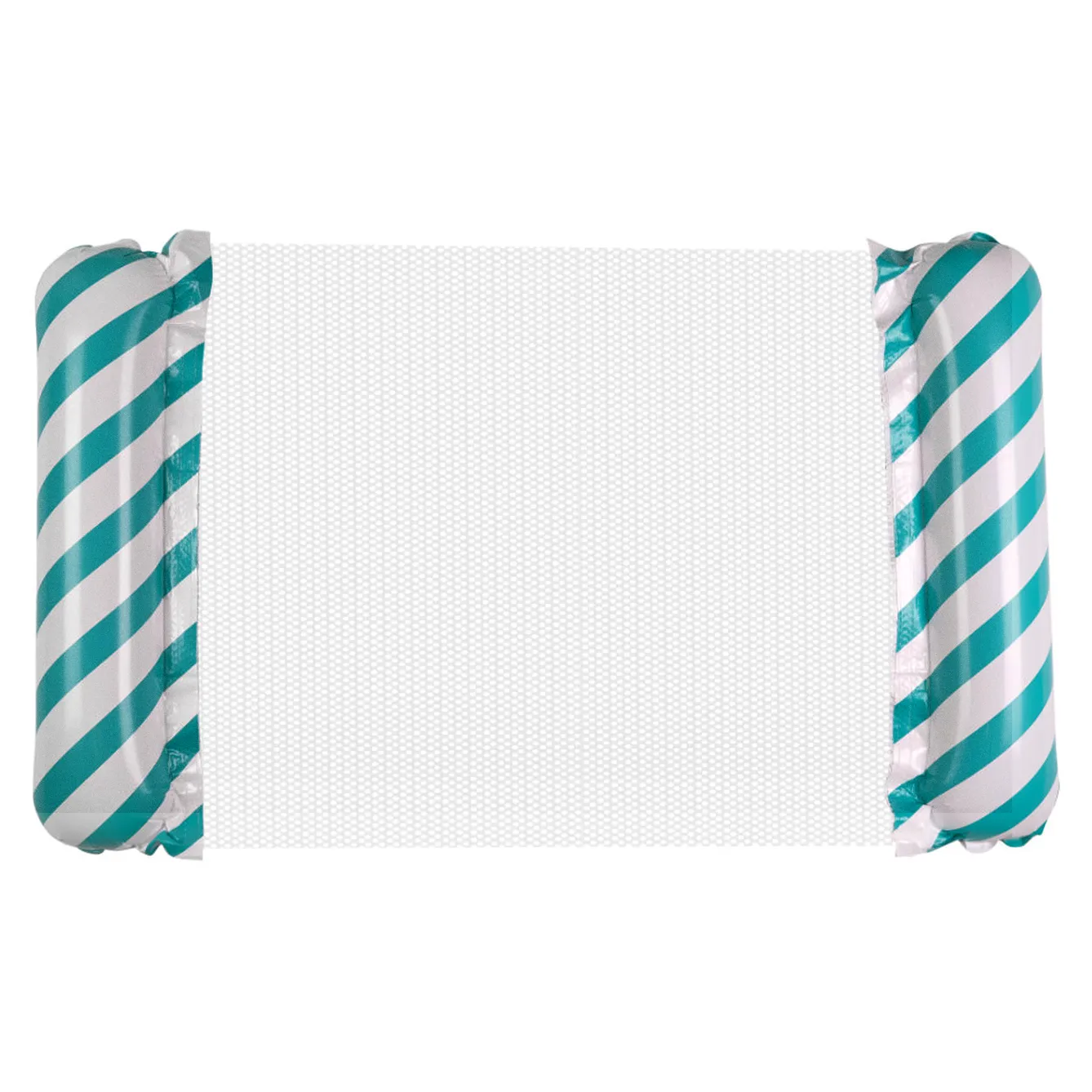 Materac dmuchany plażowy hamak wodny leżak fotel krzesło do pływania basenu niebieski - obrazek 5