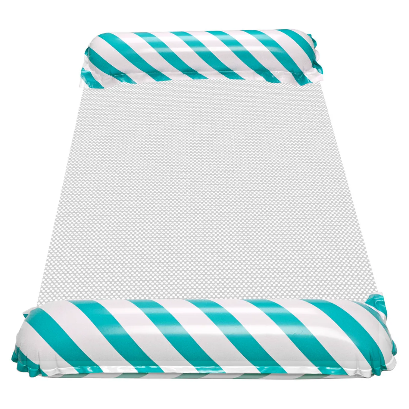 Materac dmuchany plażowy hamak wodny leżak fotel krzesło do pływania basenu niebieski - obrazek 6