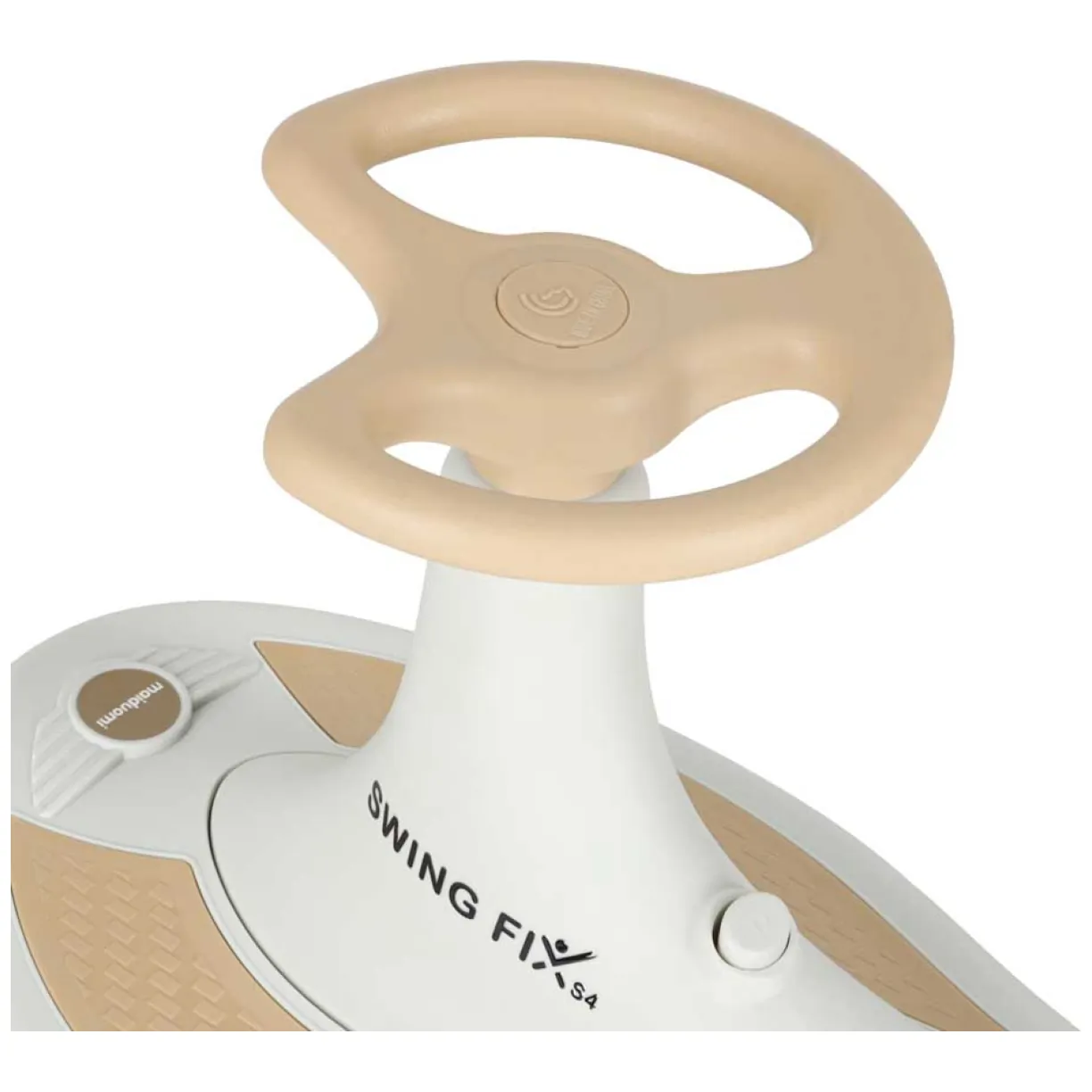 Jeździk grawitacyjny LED Swing Fix S4 świecące koła z muzyką grający 76cm złoto-biały max 100kg - obrazek 10