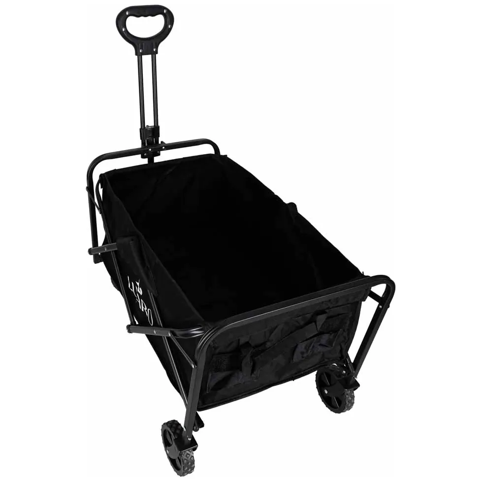 Wózek transportowy LUARO na zakupy plażowy składany 100l - obrazek 2