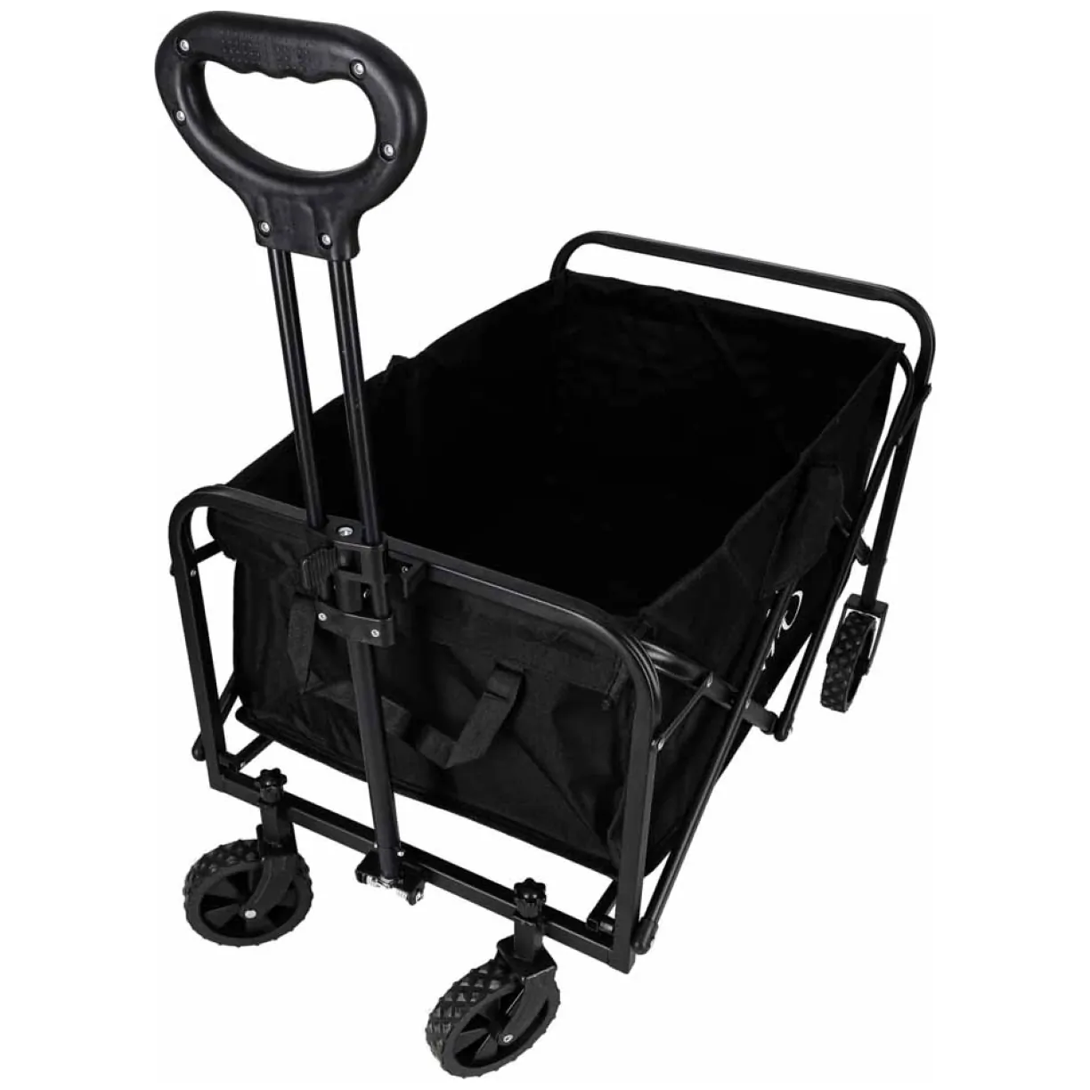 Wózek transportowy LUARO na zakupy plażowy składany 100l - obrazek 3
