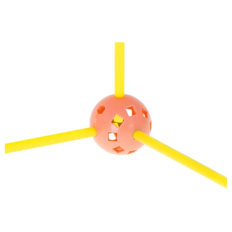 Klocki konstrukcyjne rurki słomki patyczki kreatywne baza namiot domek 75el.