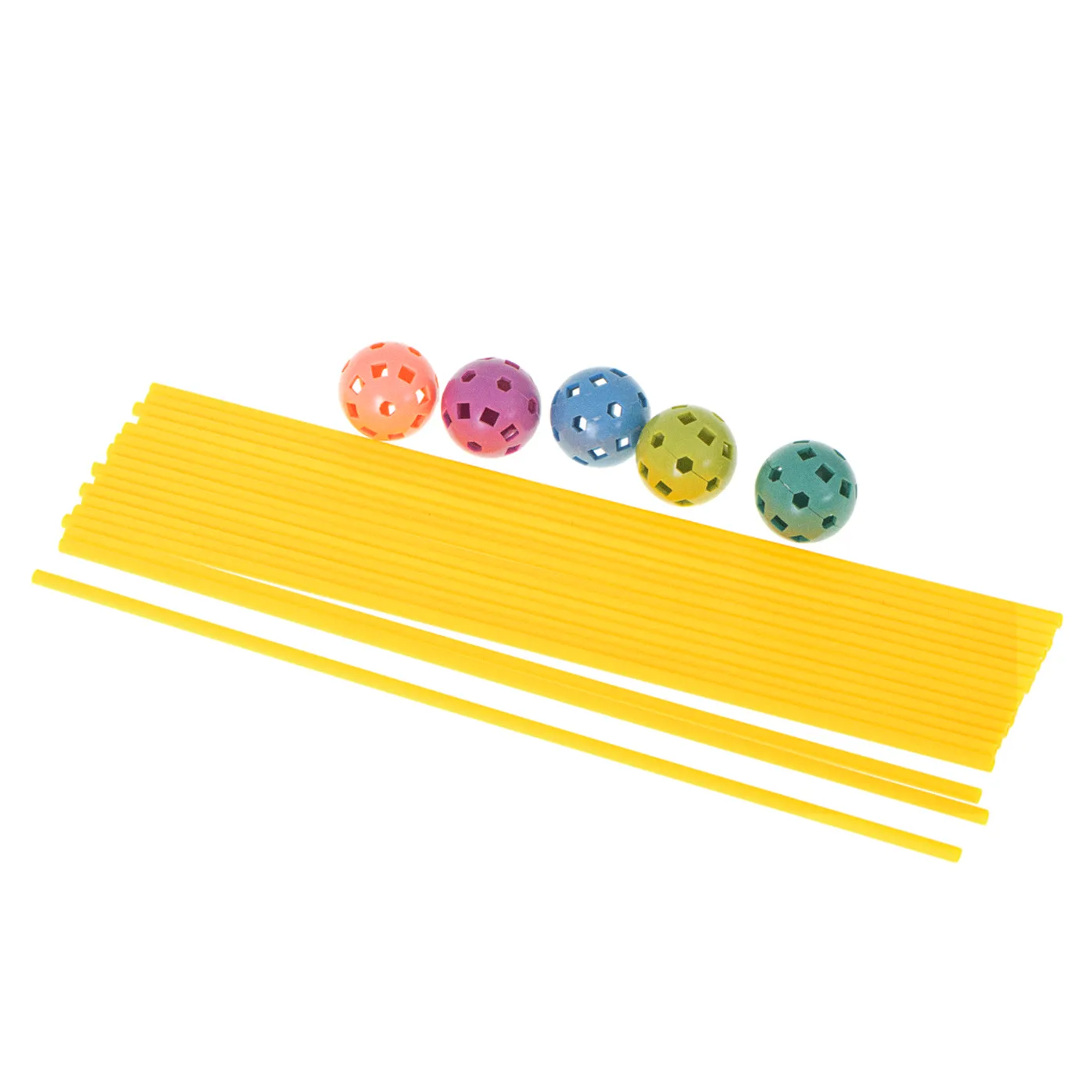 Klocki konstrukcyjne rurki słomki patyczki kreatywne baza namiot domek 75el. - obrazek 6