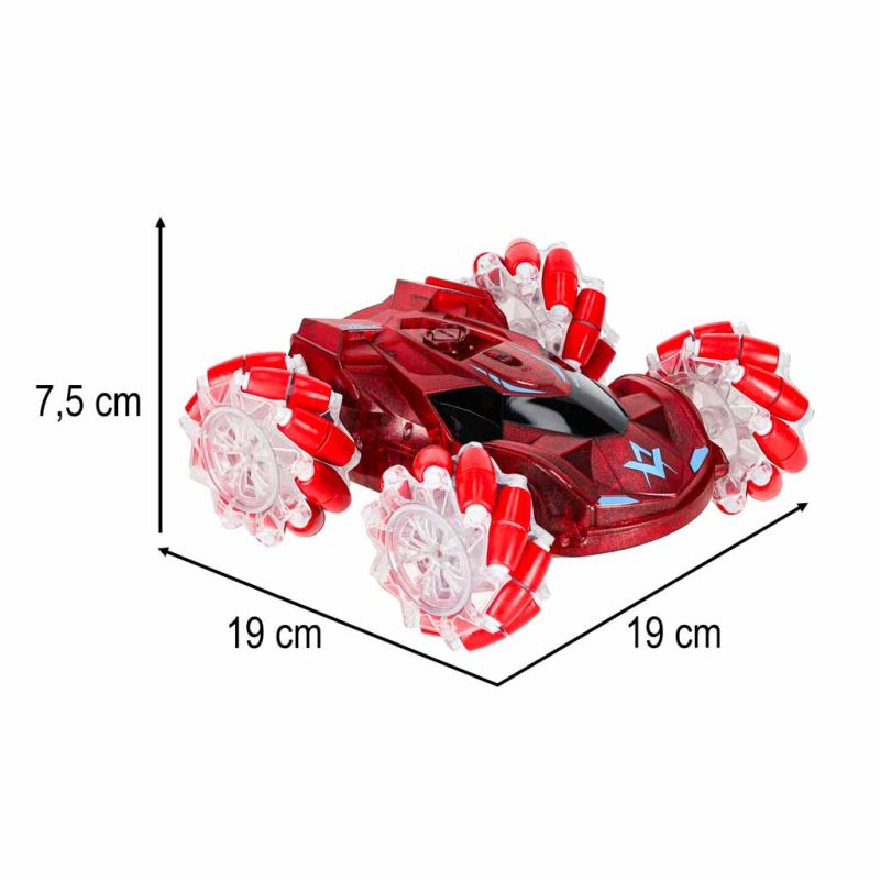 Samochód zdalnie sterowany na pilota Drift Off-Road REVOLT Slydz Vapor Racer 360 czerwony - obrazek 8