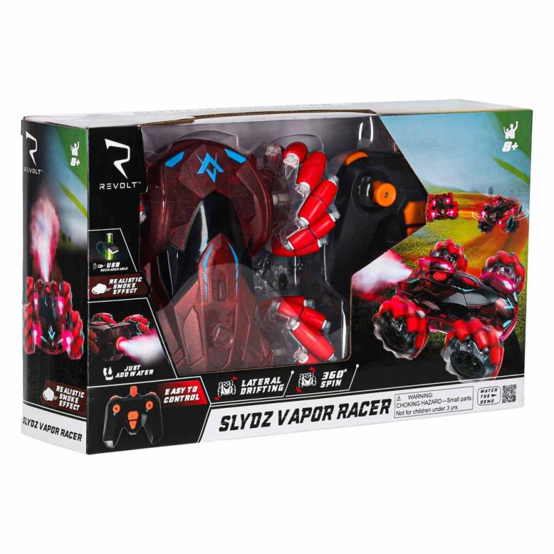 Samochód zdalnie sterowany na pilota Drift Off-Road REVOLT Slydz Vapor Racer 360 czerwony - obrazek 9