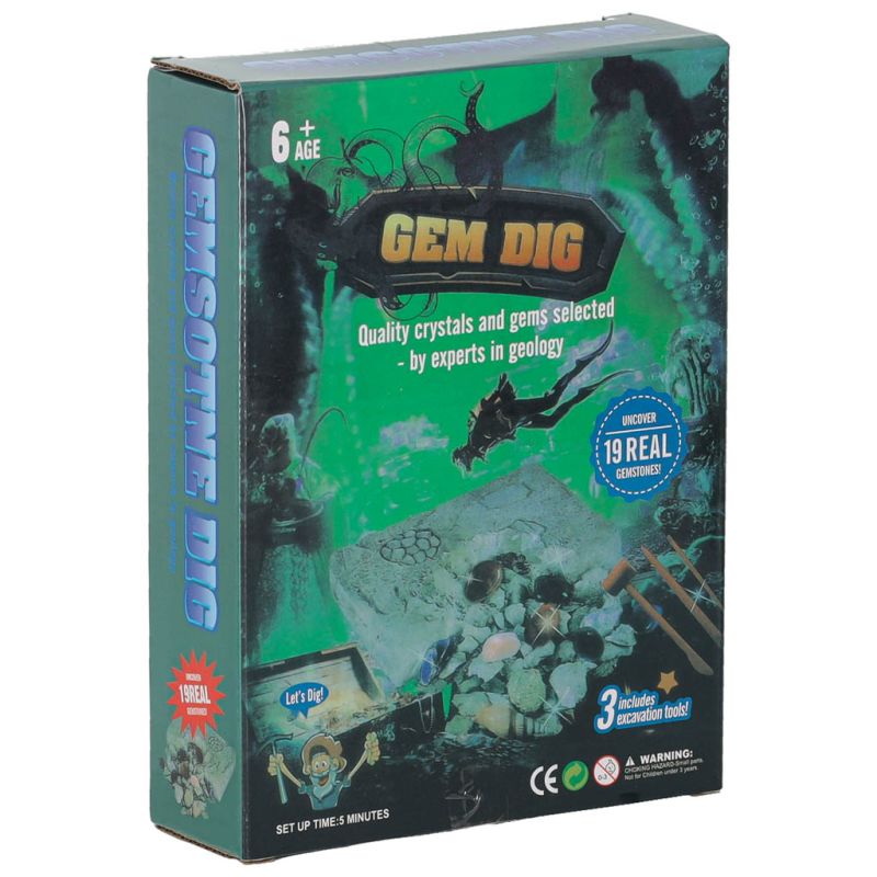 Kopalnia diamentów kamieni wykopaliska akcesoria zestaw archeologiczny - obrazek 14