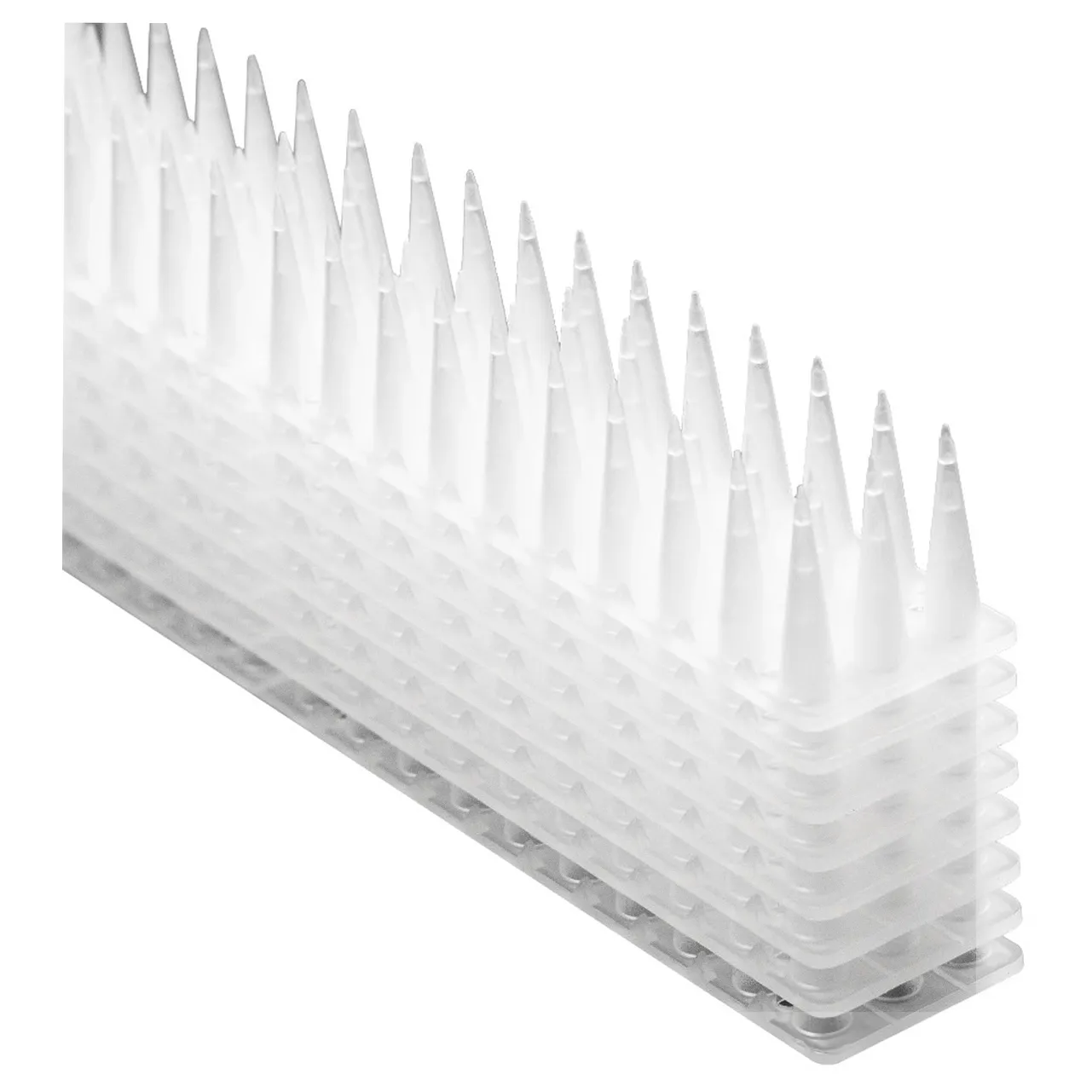 Kolce na gołębie listwa na ptaki odstraszasz plastikowe gęste białe 8el. 43 cm - obrazek 5