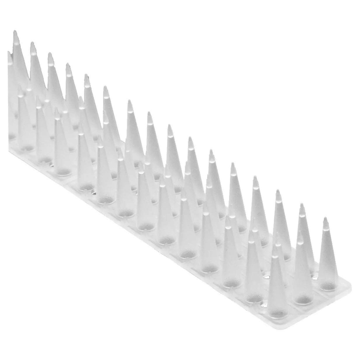 Kolce na gołębie listwa na ptaki odstraszasz plastikowe gęste białe 8el. 43 cm - obrazek 7