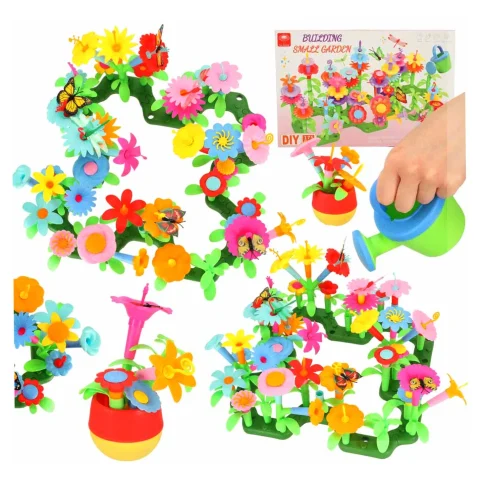 Kwiatki klocki kreatywne ogród kwiatowy 175 elementów
