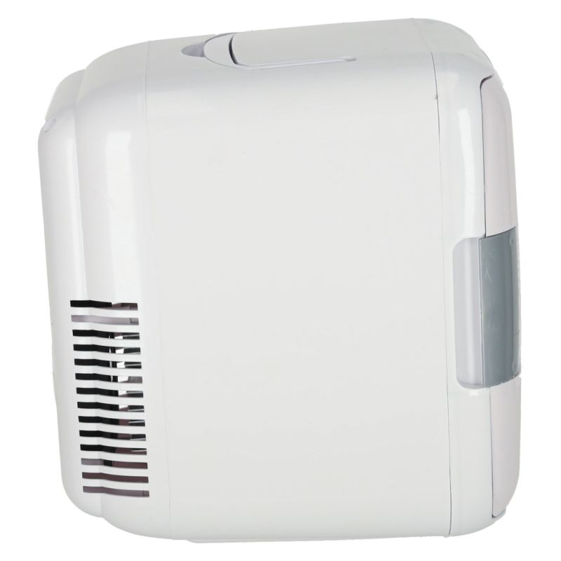 Lodówka turystyczna elektryczna samochodowa mini na jedzenie kosmetyki grzanie chłodzenie 2w1 4L biała - obrazek 8