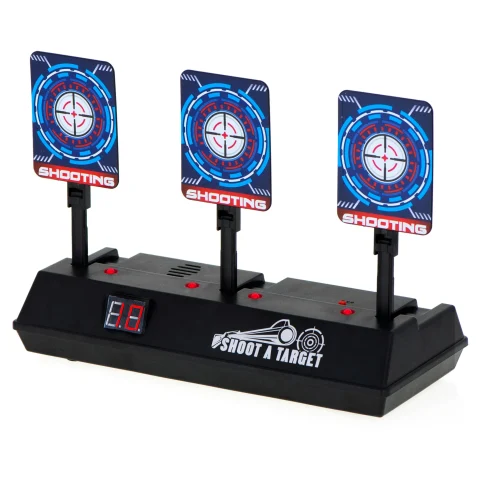 Tarcza do strzelania do wyrzutni karabinu elektroniczna strzelnica 3 cele licznik cyfrowy