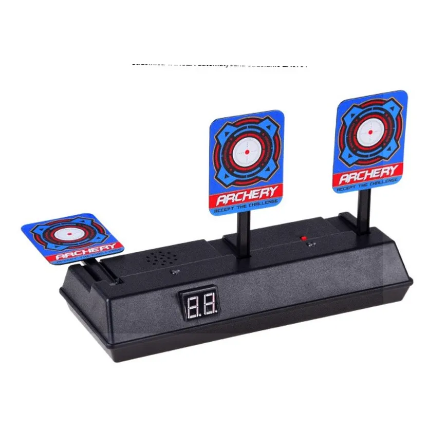 Tarcza do strzelania do wyrzutni karabinu elektroniczna strzelnica 3 cele licznik cyfrowy - obrazek 6
