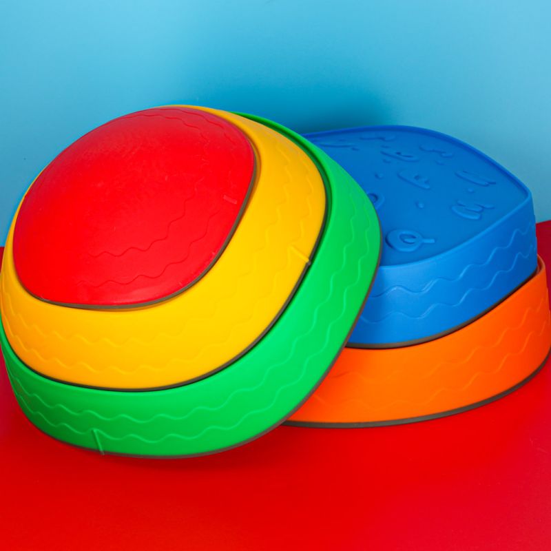 Ścieżka sensoryczna kamienie rzeczne do treningu równowagi podłoga to lawa gra 5szt - obrazek 11