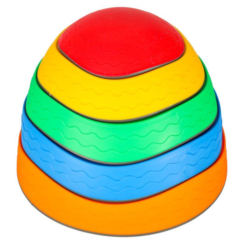 Ścieżka sensoryczna kamienie rzeczne do treningu równowagi podłoga to lawa gra 5szt - obrazek 6