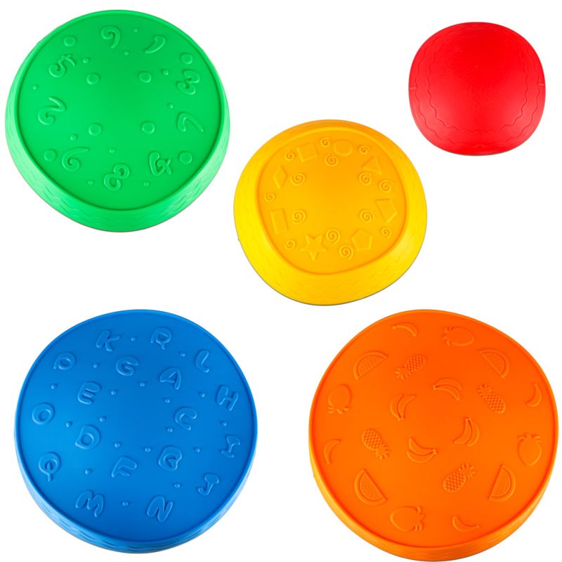 Ścieżka sensoryczna kamienie rzeczne do treningu równowagi podłoga to lawa gra 5szt - obrazek 7