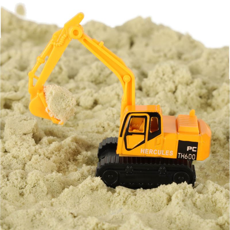 Samochody maszyny budowlane pojazdy zestaw 6 sztuk - obrazek 7