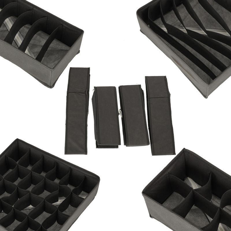 Organizer do szuflady na bieliznę skarpetki 4 sztuki - obrazek 2