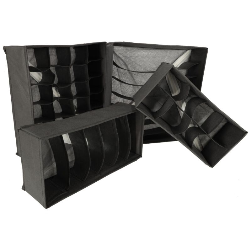 Organizer do szuflady na bieliznę skarpetki 4 sztuki - obrazek 3