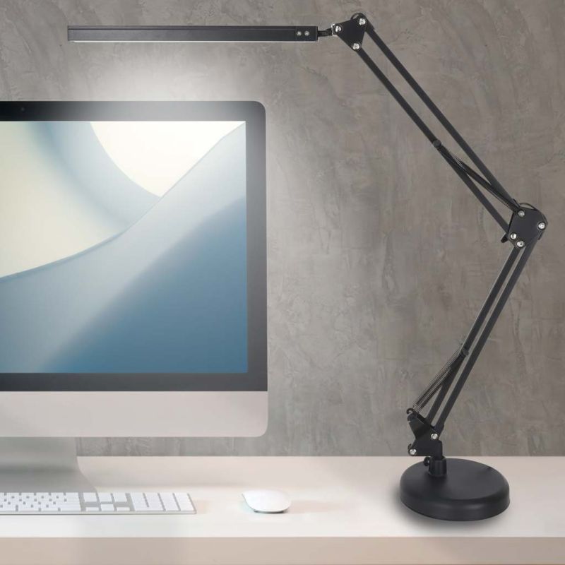 Lampka na biurko biurkowa LED USB obrotowy wysięgnik 2 sposoby mocowania - obrazek 13