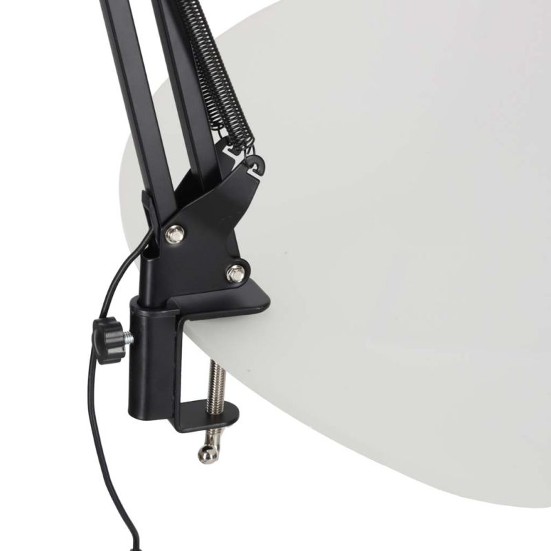 Lampka na biurko biurkowa LED USB obrotowy wysięgnik 2 sposoby mocowania - obrazek 7