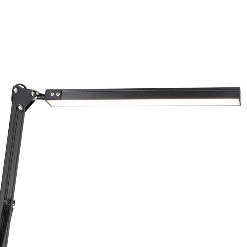 Lampka na biurko biurkowa LED USB obrotowy wysięgnik 2 sposoby mocowania - obrazek 9