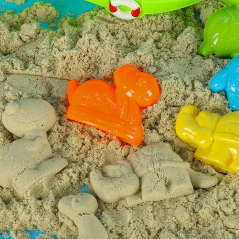 Statek łódka z akcesoriami foremkami do piasku wody foremki + sikawka strzykawka 12el. - obrazek 11