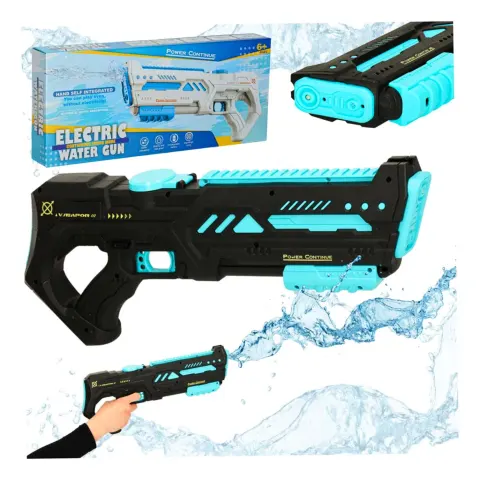 Pistolet karabin na wodę elektryczny mocny profesjonalny broń wodna dla dzieci czarny