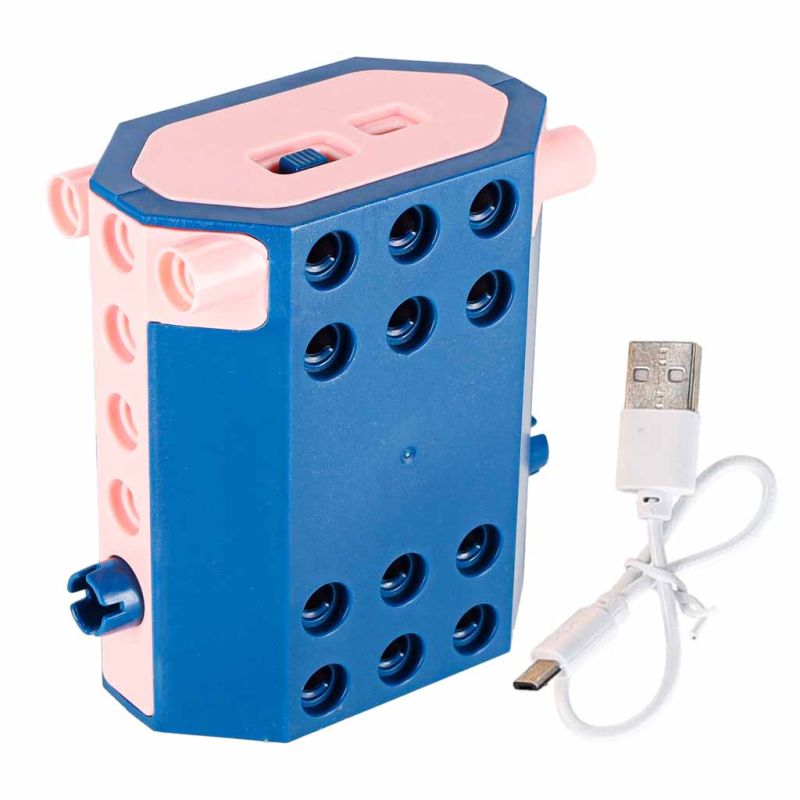 Klocki konstrukcyjne do budowania ruchome z silnikiem 116 elementów - obrazek 5