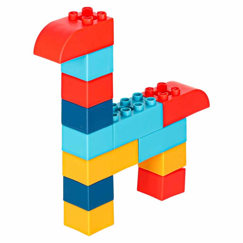 Klocki konstrukcyjne do budowania ruchome z silnikiem 116 elementów - obrazek 7