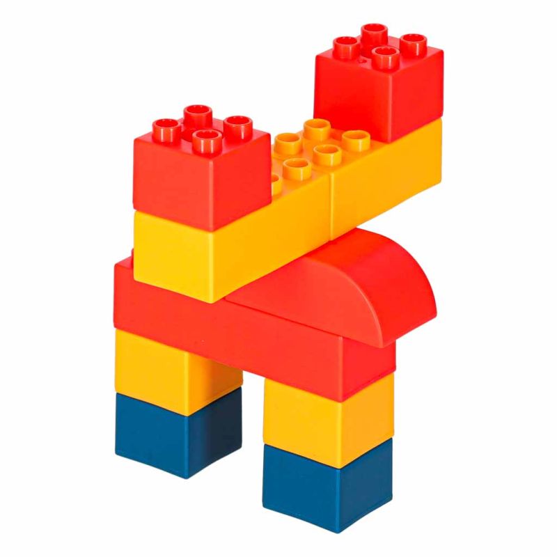 Klocki konstrukcyjne do budowania ruchome z silnikiem 116 elementów - obrazek 8