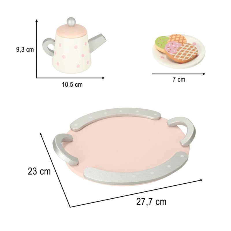 Serwis do herbaty kawy drewniany LULILO - obrazek 7