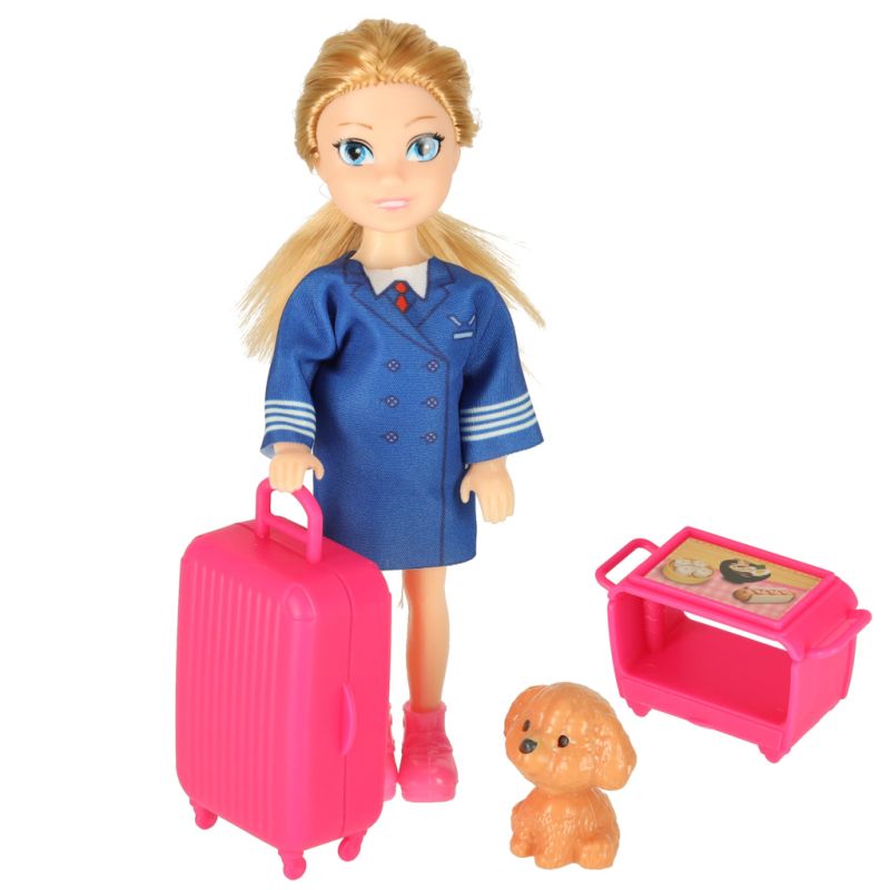 Samolot dla lalek rozkładany stewardessa akcesoria - obrazek 8