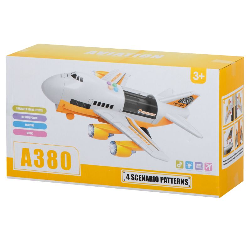 Transporter samolot + 6 aut pojazdy budowlane bok/przód - obrazek 10