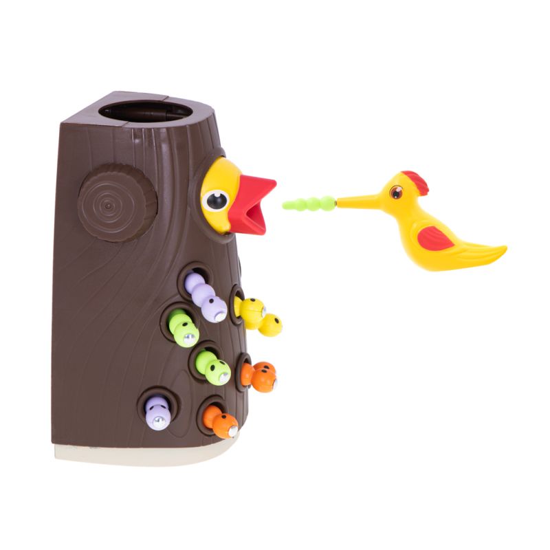 Gra montessori magnetyczna nakarm ptaszka złap robaczka głodny dzięcioł - obrazek 7