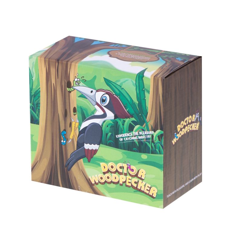 Gra montessori magnetyczna nakarm ptaszka złap robaczka głodny dzięcioł - obrazek 9