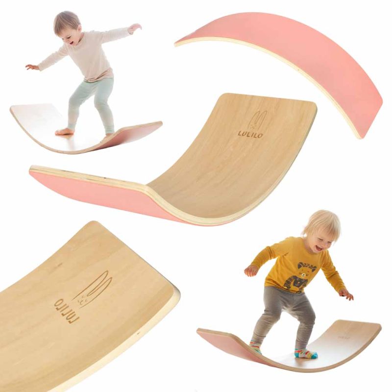Deska do balansowania z filcem LULILO AJLO różowy - obrazek 8