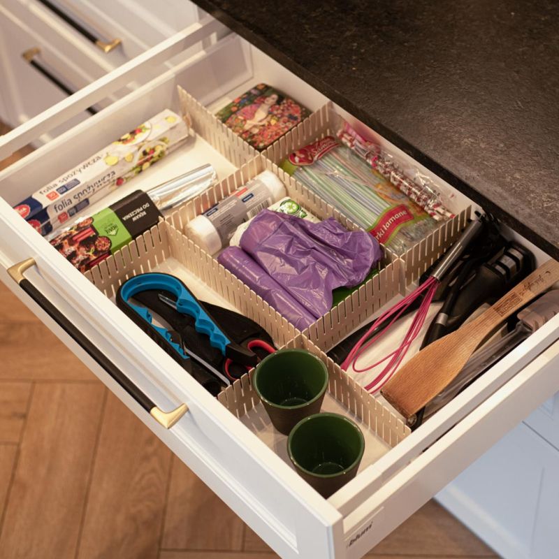 Separator organizer przegródka do szuflad 4szt. - obrazek 8