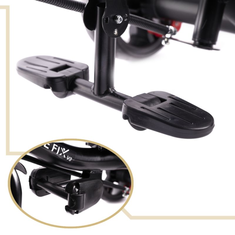 Rowerek trójkołowy Trike Fix Lite rower spacerówka 3w1 obracany 360 wolne koło granatowy - obrazek 13