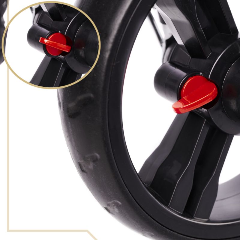 Rowerek trójkołowy Trike Fix Lite rower spacerówka 3w1 obracany 360 wolne koło granatowy - obrazek 9